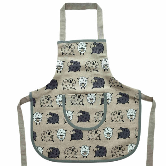 Children's apron (1-4 years old) LITTLE SHEEP - Linen4me