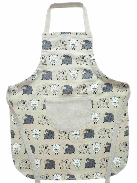 Children's apron (4-8 years old) LITTLE SHEEP