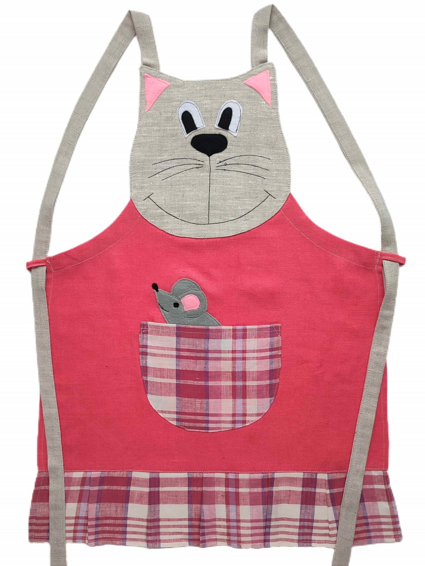 Children's apron (4-8 years old) ANNA
