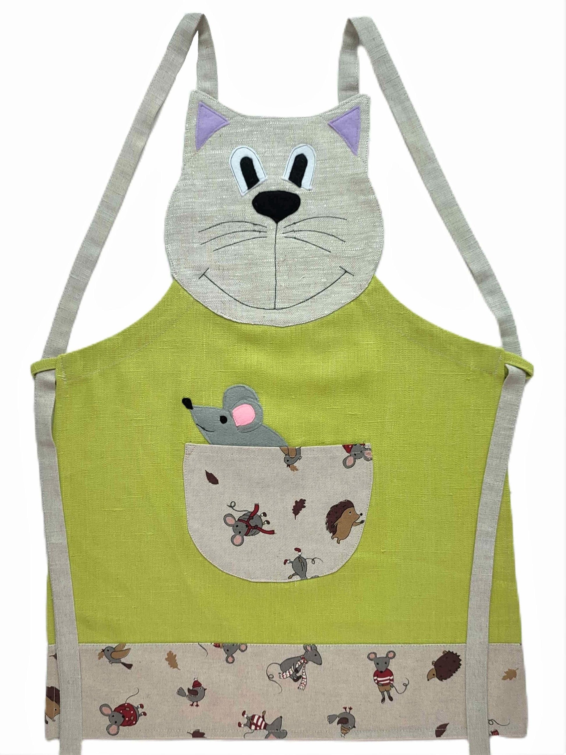 Children's apron (4-8 years old) JESSE - Linen4me