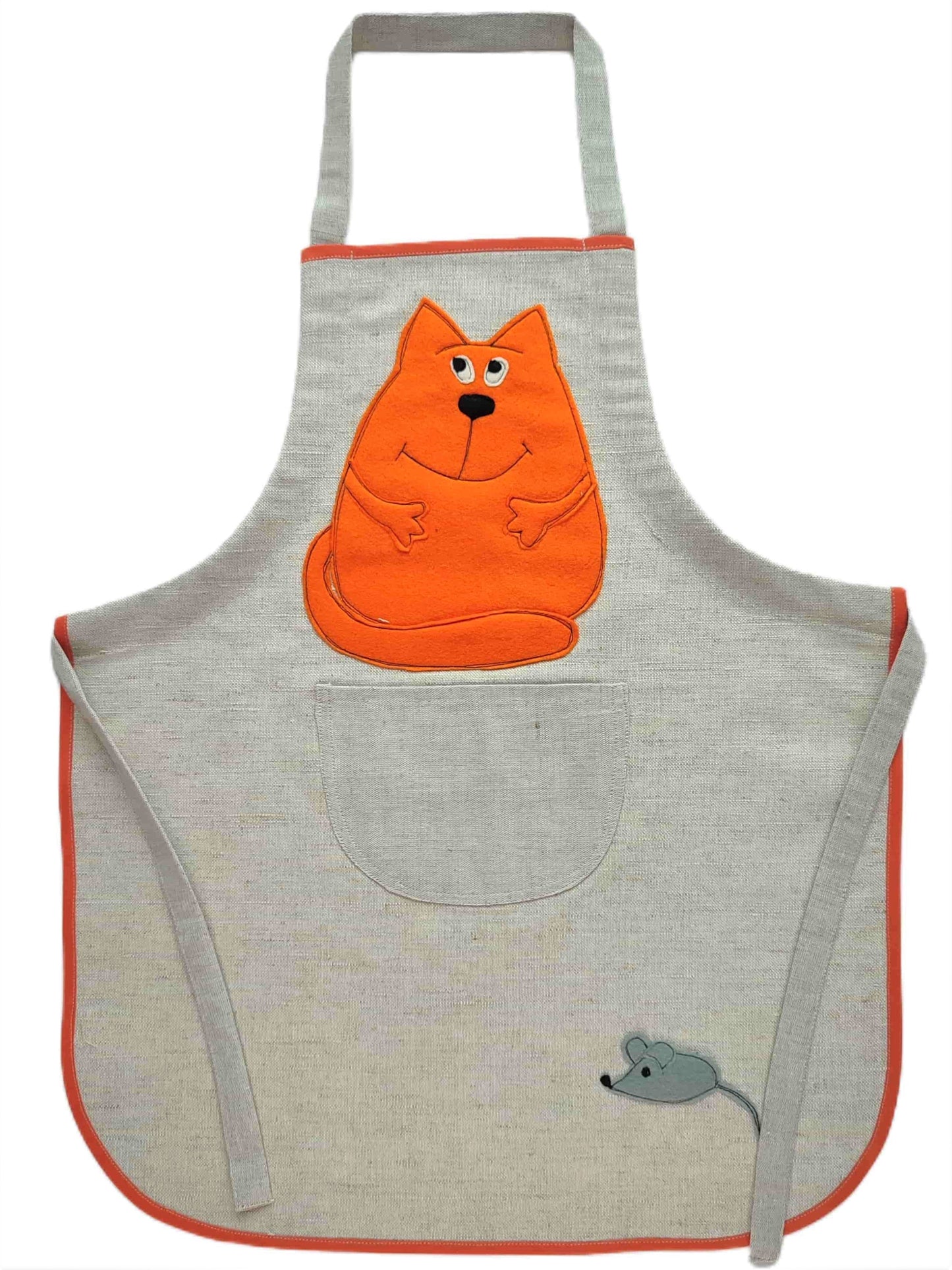 Children's apron (4-8 years old) CAT LEO