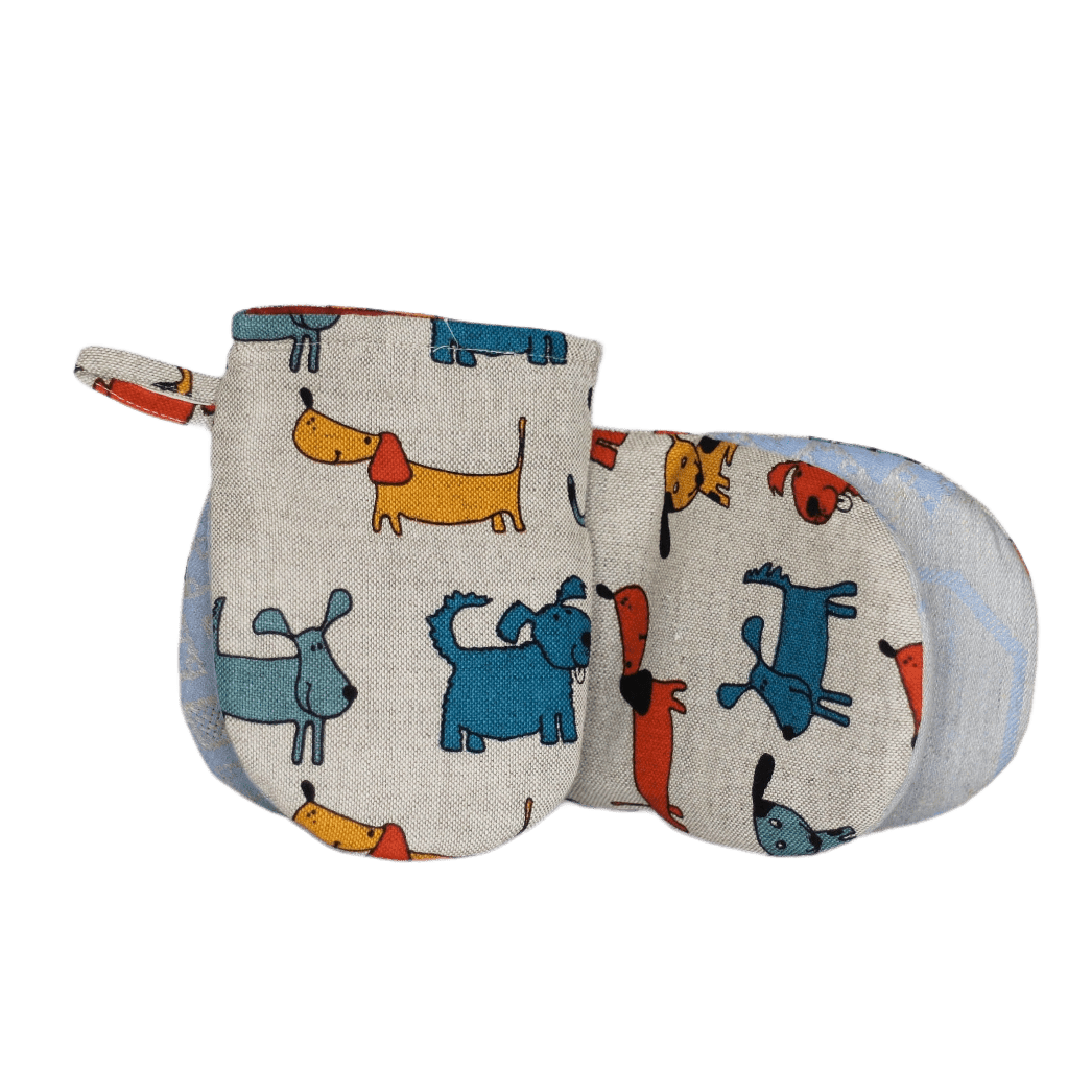 Oven mitt ORANGE PUPPY - Linen4me