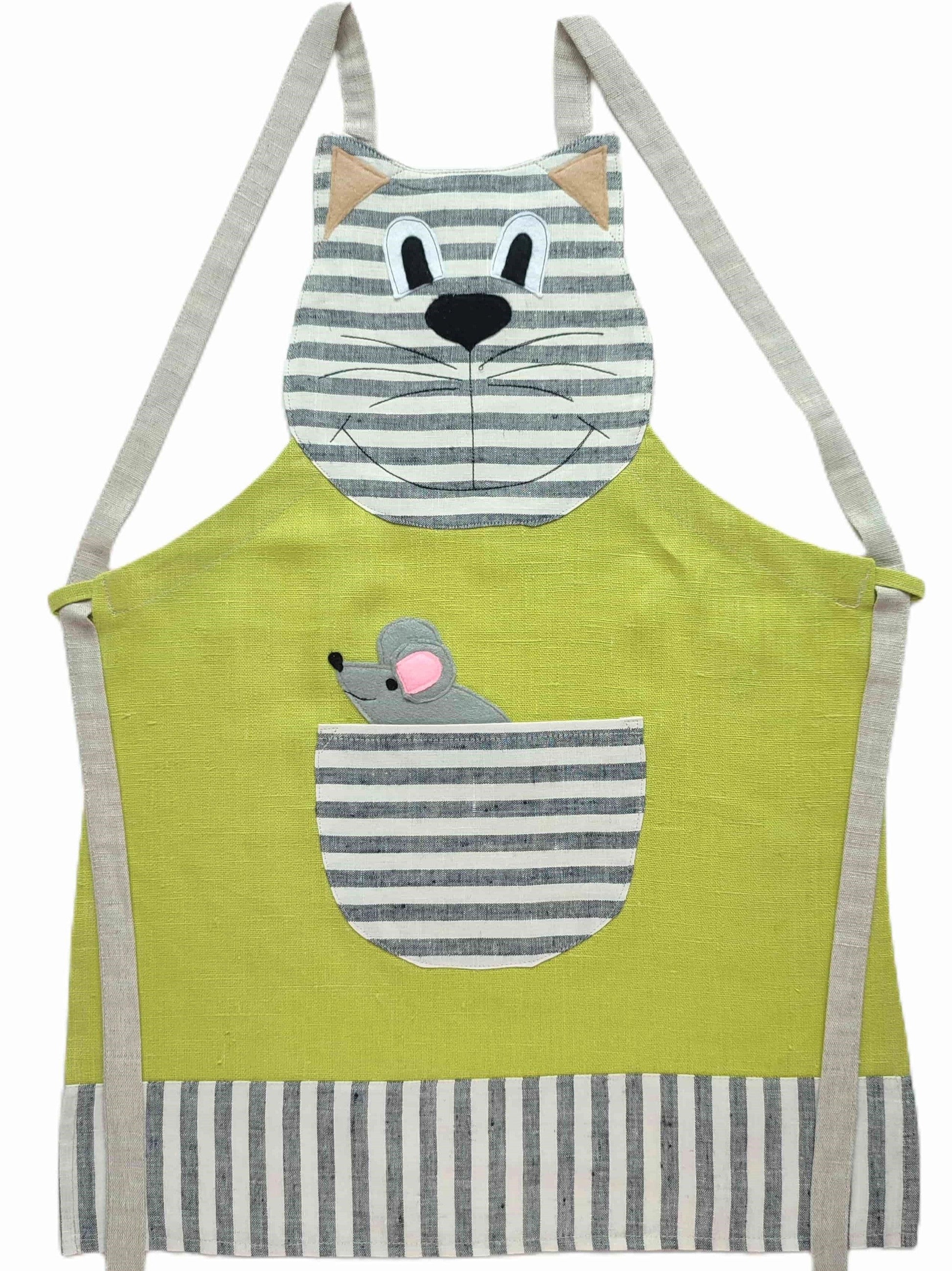 Children's apron (4-8 years old) WILLY - Linen4me