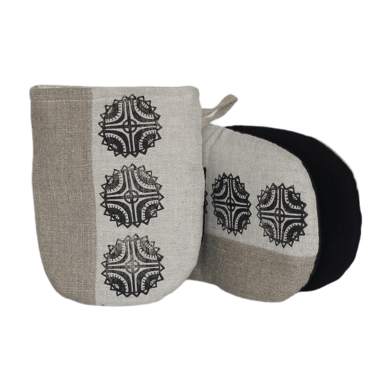 Oven mitt ETHNO - Linen4me