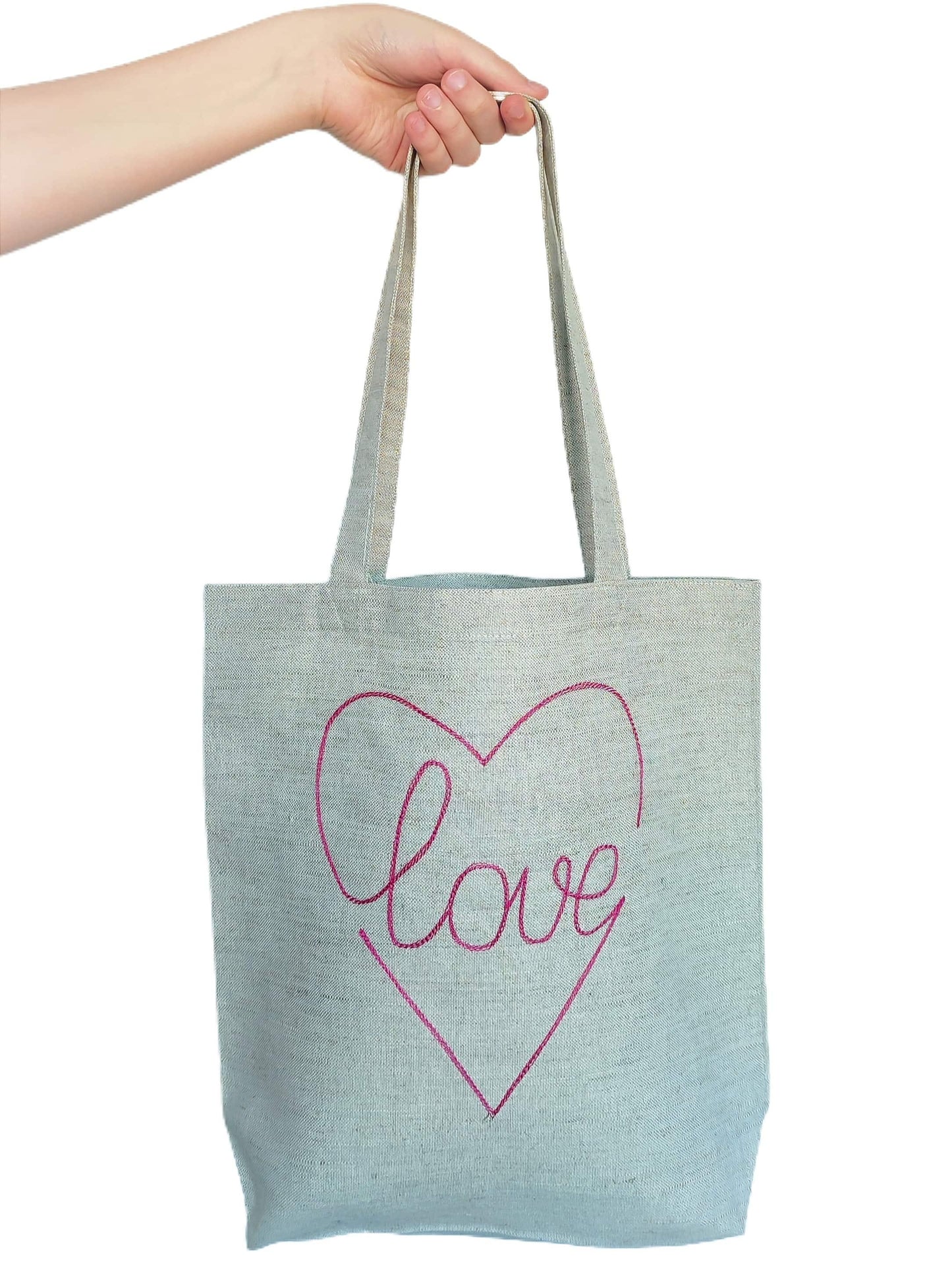 Shopping bag LOVE - Linen4me
