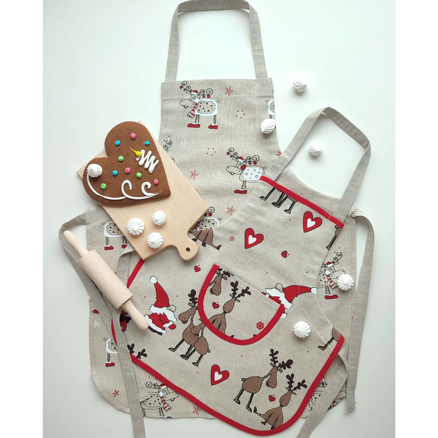 Children's apron (1-4 years old) CHRISTMAS