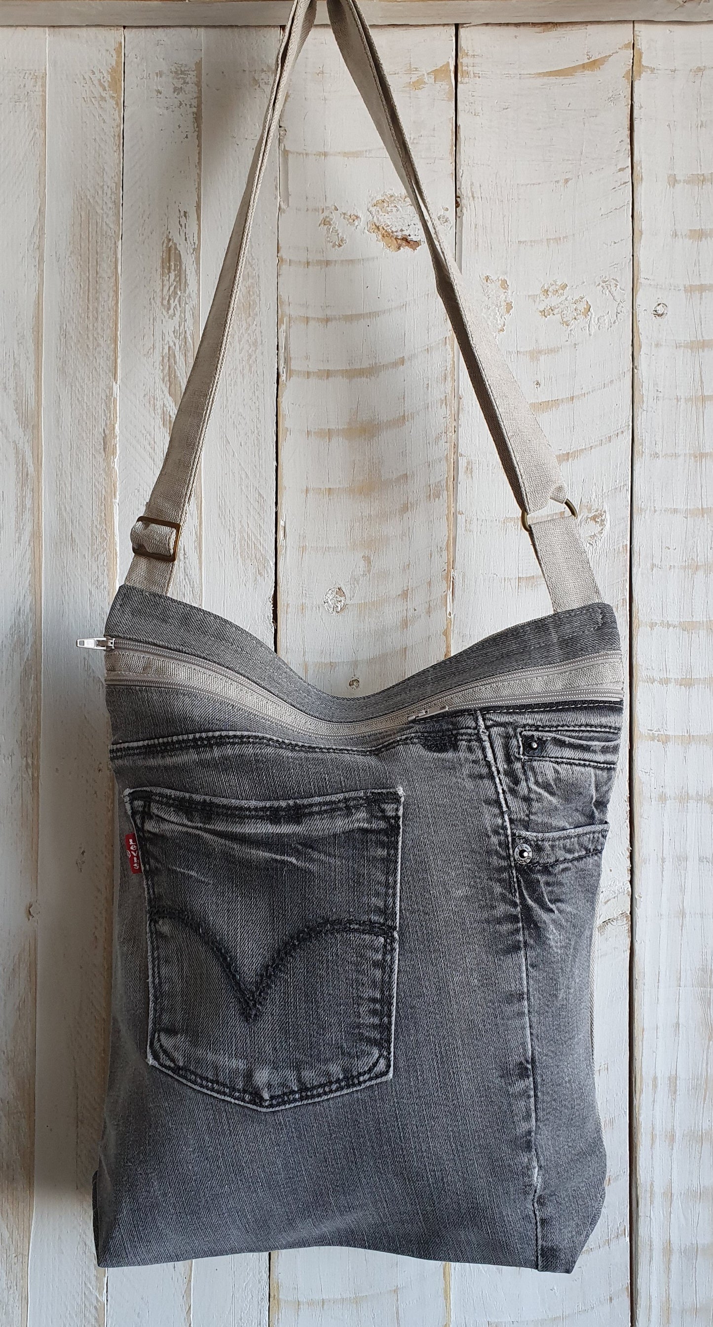 Textile bag JEANS - Linen4me