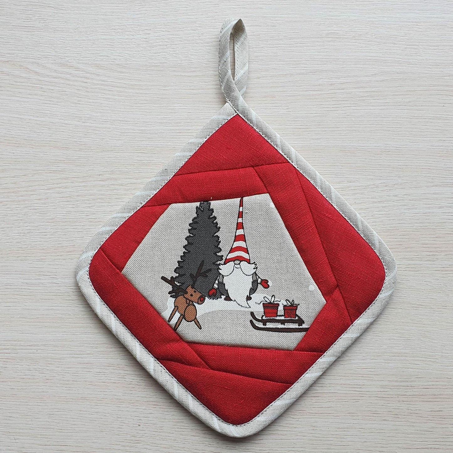 Kitchen potholder WINTER FOREST - Linen4me