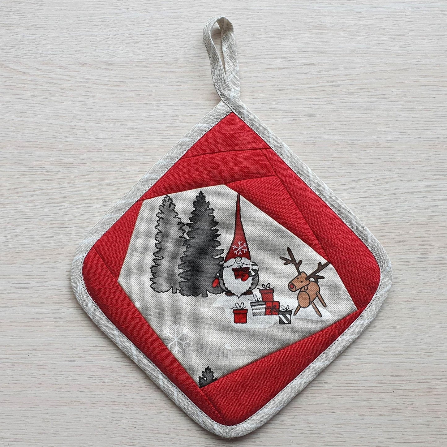 Kitchen potholder WINTER FOREST - Linen4me