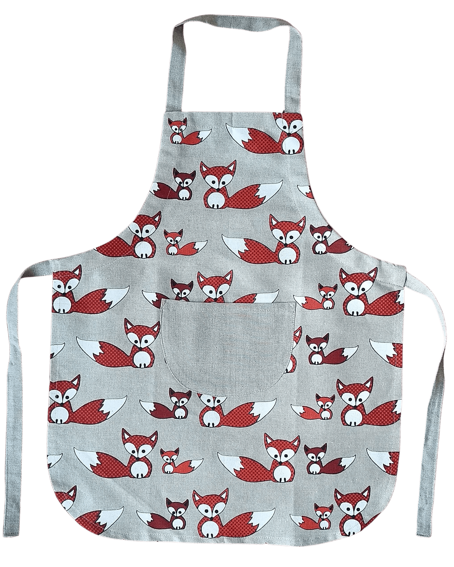Children's apron (4-8 years old) FOX - Linen4me