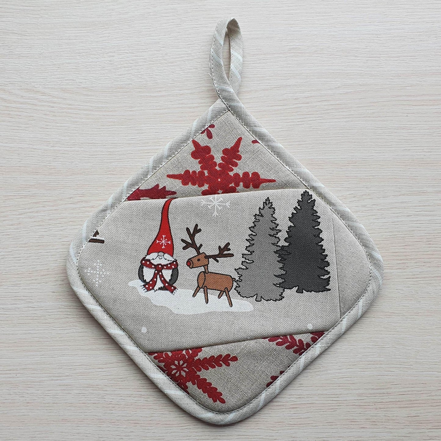 Kitchen potholder WINTER FOREST - Linen4me