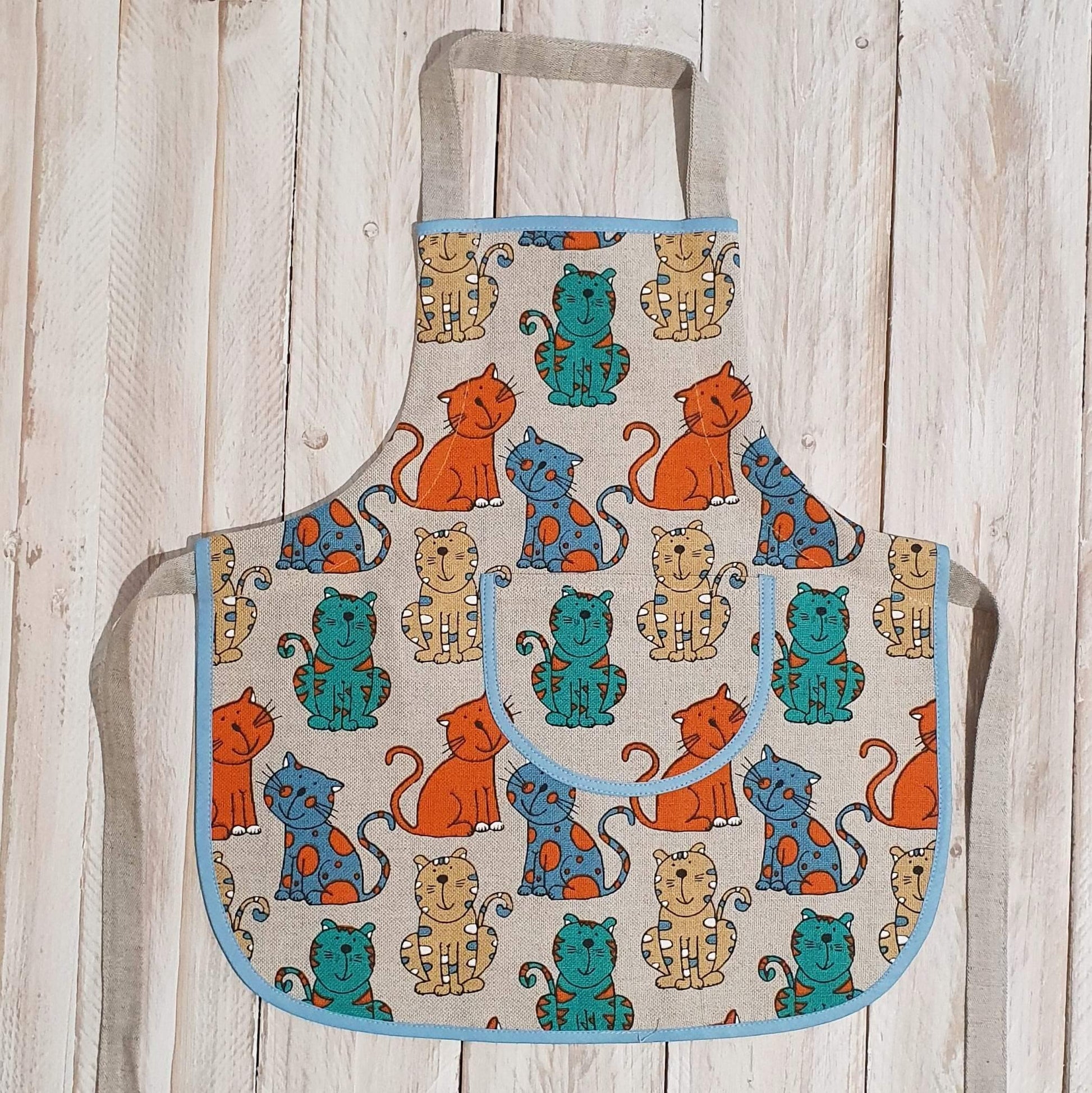 Children's apron (1-4 years old) LITTLE CAT - Linen4me