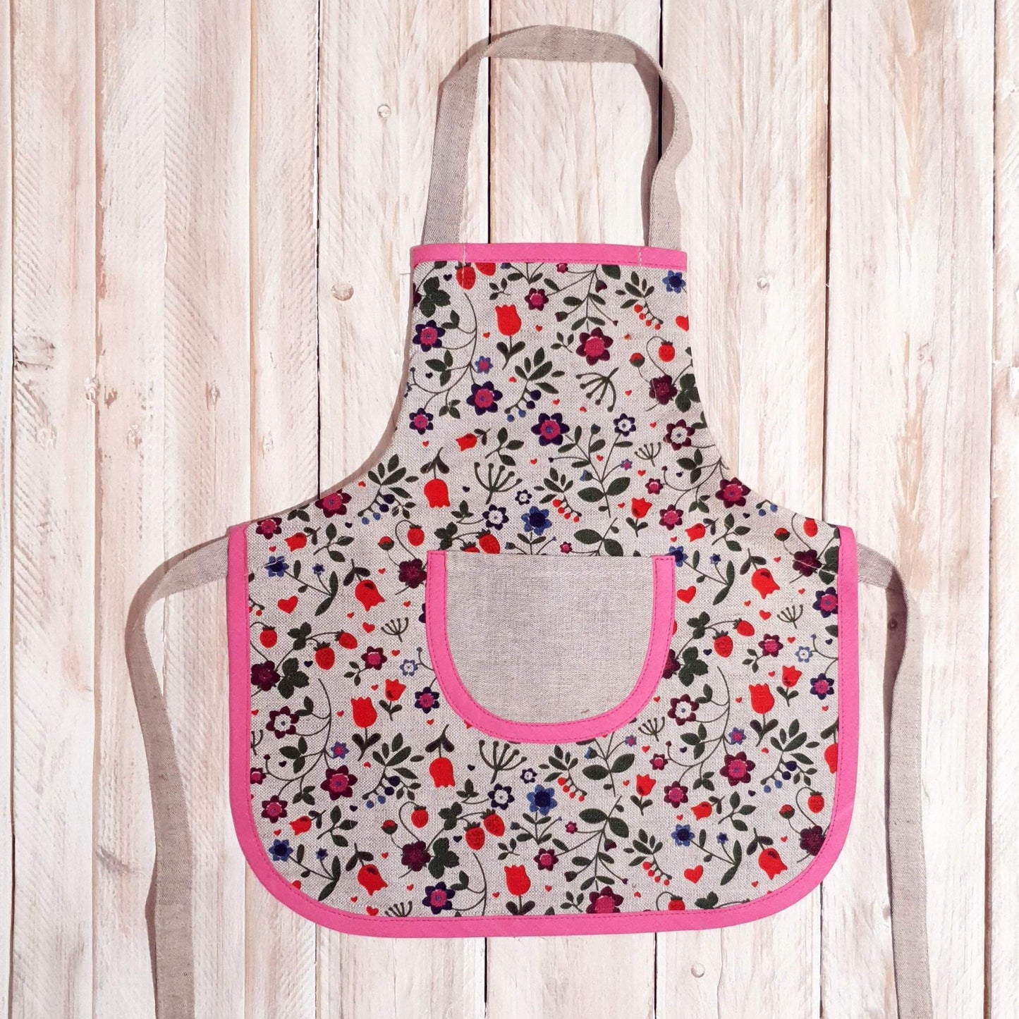 Children's apron (1-4 years old) ANNA - Linen4me