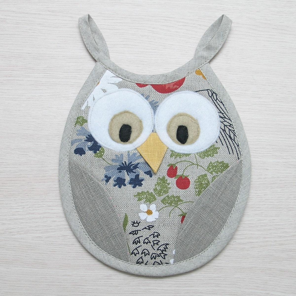 Kitchen potholder OWL DANA - Linen4me