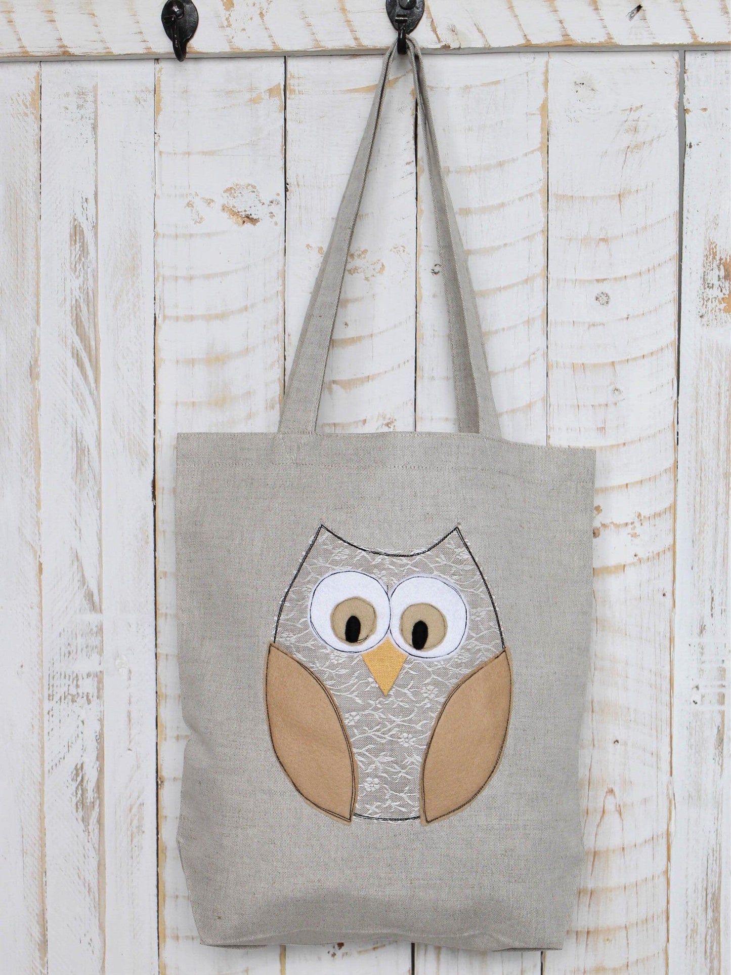 Shopping bag OWL - Linen4me