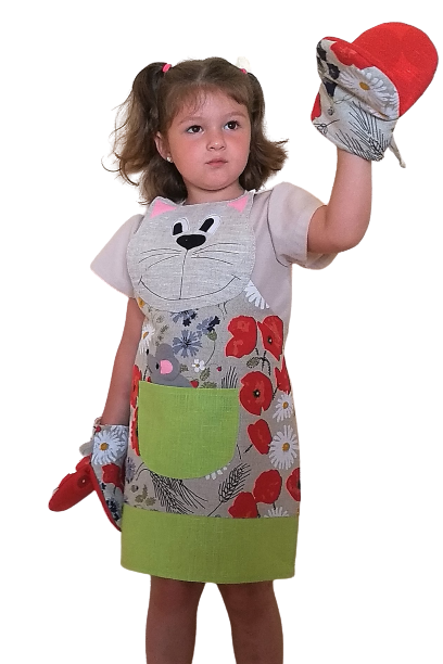 Детский фартук (4-8 лет) ALICE - Linen4me