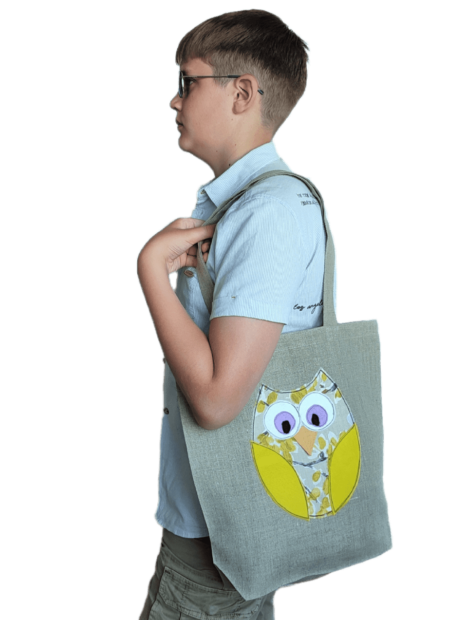 Shopping bag OWL ANNA - Linen4me