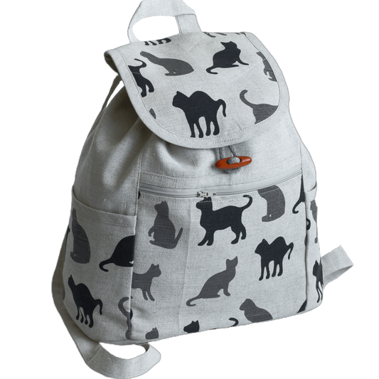 Backpack TWO CATS - Linen4me