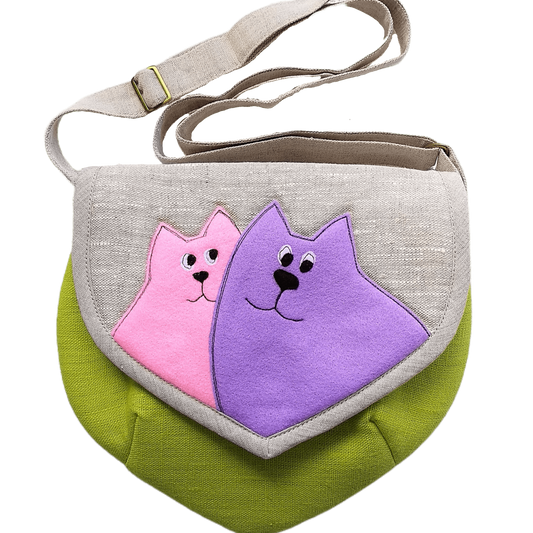Bag CAT FAMILY - Linen4me