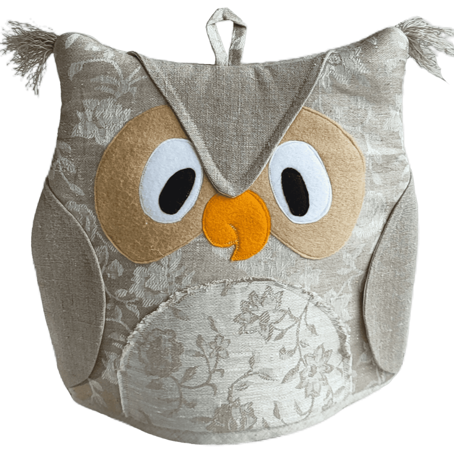 Textile heating pad for a teapot OWL - Linen4me