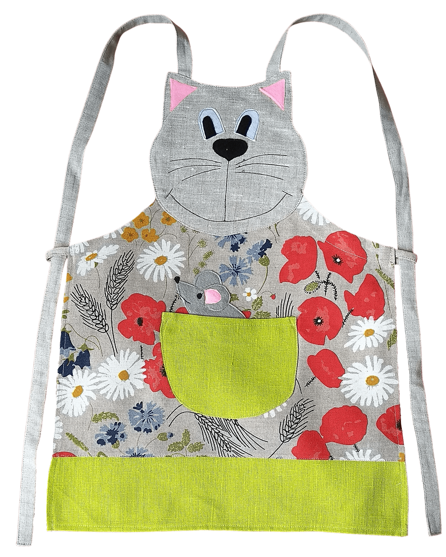 Children's apron (4-8 years old) ALICE - Linen4me